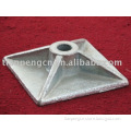 formwork fasteners 100mm square waller plate for construction